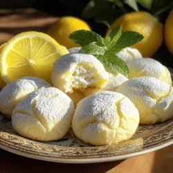 To make lemon ricotta cookies, gather these items: - 1 cup ricotta cheese - 1/2 cup unsalted butter, softened - 1 cup granulated sugar - 1 large egg - Zest of 2 lemons - 2 tablespoons fresh lemon juice - 2 cups all-purpose flour - 1 teaspoon baking powder - 1/2 teaspoon baking soda - 1/4 teaspoon salt - Powdered sugar for dusting (optional) If you want to boost the flavor, consider adding: - 1 teaspoon vanilla extract for warmth - 1/2 cup chopped nuts for crunch - 1/2 cup dried cranberries or raisins for sweetness If you need to swap out any ingredients, here are good alternatives: - Use cottage cheese instead of ricotta for a different texture. - Swap unsalted butter with coconut oil for a dairy-free option. - Replace granulated sugar with coconut sugar for a richer flavor. - For gluten-free cookies, use almond flour or a gluten-free flour blend. Using these ingredients and options can make your cookies unique and special. Don't forget to check the Full Recipe for more guidance! To make lemon ricotta cookies, gather your ingredients first. It helps to have everything ready. You will need ricotta cheese, butter, sugar, an egg, lemon zest, lemon juice, flour, baking powder, baking soda, and salt. Don’t forget the optional powdered sugar for dusting! 1. Preheat your oven to 350°F (175°C). This step is key for even baking. 2. Line a baking sheet with parchment paper. This keeps the cookies from sticking. 3. In a large bowl, mix the softened butter and granulated sugar. Use an electric mixer on medium speed. Beat until light and fluffy, about 3-4 minutes. 4. Next, add the ricotta cheese, egg, lemon zest, and lemon juice. Mix until well combined. 5. In another bowl, whisk together the flour, baking powder, baking soda, and salt. 6. Gradually add the dry mix to the wet mix. Stir until just combined. Be careful not to over-mix so the cookies stay soft. 7. Use a cookie scoop or a tablespoon to drop dough onto the prepared baking sheet. Space them about 2 inches apart. 8. Bake for 12-15 minutes. The edges should be lightly golden, and the centers should look a bit under-baked. 9. Once baked, let the cookies cool on the baking sheet for about 5 minutes. Then transfer them to a wire rack to cool completely. 10. If you like, dust the cookies with powdered sugar for a sweet finish. Watch the cookies closely as they bake. The edges will turn golden brown first. The centers may look soft, which is okay. They will firm up as they cool. If you want a softer cookie, take them out a minute early. Enjoy making these delightful treats! For the full recipe, check out the recipe section. One big mistake is over-mixing the dough. When you mix too much, the cookies can turn out tough. Aim to mix just until you see no dry flour. Another mistake is using cold butter. Softened butter helps create a light and airy texture. Make sure it's at room temperature before you start. To get that soft and chewy texture, ricotta cheese is key. It adds moisture and creaminess. Also, don't skip chilling the dough. Chilling helps the cookies hold their shape. If you want a denser cookie, use a bit less flour. Use a stand mixer or hand mixer for mixing. This makes it easier to get a good blend. When baking, keep an eye on the time. Cookies should be golden at the edges but still soft in the middle. I suggest checking them a minute early to avoid over-baking. For a fun twist, try dusting your cookies with powdered sugar. It adds a nice finish and extra sweetness. For the full recipe, check the section above. {{image_2}} Lemon ricotta cookies are great on their own. However, you can add fun flavors! Try mixing in orange zest for a bright twist. This adds a sweet and tangy taste. You can also add chocolate chips for a rich flavor. Just fold in half a cup of your favorite chocolate chips. If you need gluten-free cookies, swap the all-purpose flour for a gluten-free mix. Make sure the mix works well in baking recipes. For a vegan version, use a flax egg instead of the large egg. Combine one tablespoon of ground flaxseed with three tablespoons of water. Let it sit for a few minutes until it thickens. You can also use coconut oil instead of butter for a tasty dairy-free option. Add spices to match the season! For fall, mix in cinnamon or nutmeg. This gives your cookies a warm flavor. In winter, consider adding ginger for a festive touch. You can also use vanilla extract for extra sweetness. These additions make your cookies fun for any holiday gathering. For the full recipe of these delightful treats, check out the recipe above. To keep your lemon ricotta cookies soft, store them in an airtight container. Line the bottom with parchment paper to absorb moisture. Layer cookies with parchment between them to prevent sticking. Place the container in a cool, dry spot away from direct sunlight. This will help maintain their lovely texture. You can freeze lemon ricotta cookies for later. First, let them cool completely. Then, place them in a single layer on a baking sheet. Freeze until solid, about 1-2 hours. After freezing, transfer the cookies to a freezer-safe bag. Remove as much air as possible before sealing. They will stay fresh for up to three months. These cookies stay fresh for about a week at room temperature. If you want them to last longer, freezing is best. To revive the cookies, thaw them in the fridge overnight. You can also warm them in the oven for a few minutes. This will bring back their soft, delightful texture. Enjoy them as a treat any time! Lemon ricotta cookies are soft, cake-like treats. They use ricotta cheese to add moisture. The cookies have bright lemon flavor from zest and juice. This gives them a fresh taste. They are perfect for any occasion, from tea time to family gatherings. To keep your cookies soft and chewy, use ricotta cheese. This ingredient adds moisture. Do not overbake them; look for a light golden edge. The centers should look slightly undercooked. Remove them from the oven and let them cool on the baking sheet. This extra time helps them stay soft. Yes, you can make lemon ricotta cookies ahead of time. Prepare the dough and store it in the fridge. You can chill it for up to 3 days. When ready to bake, scoop the dough and bake as usual. You can also bake the cookies and store them in an airtight container. Serve lemon ricotta cookies on a decorative plate. Dust them with powdered sugar for a sweet touch. You can also add lemon slices or mint for a pretty look. They pair well with tea or coffee, making them perfect for gatherings. To avoid overmixing, combine the wet and dry ingredients gently. Mix until just combined; lumps are okay. Overmixing can make the cookies tough. I recommend using a spatula instead of a mixer for this step. This keeps your cookies light and fluffy. For the full recipe, check out the details above. Lemon ricotta cookies are fun and tasty to make. We covered the key ingredients, from basic to optional ones. The step-by-step guide simplifies baking, helping you avoid common mistakes. Flavor variations let you get creative, and storage tips keep your cookies fresh. Remember, small changes can have big effects on taste and texture. So, whether you're baking for yourself or others, enjoy every bite of your lemon ricotta cookies!