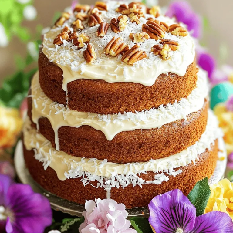 For an amazing Easter Hummingbird Cake, gather these ingredients: