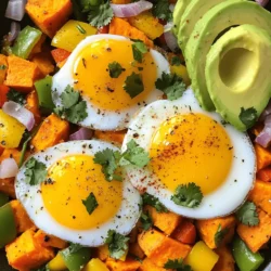Sweet Potato Hash with Eggs for a Hearty Meal