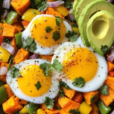 Sweet Potato Hash with Eggs for a Hearty Meal