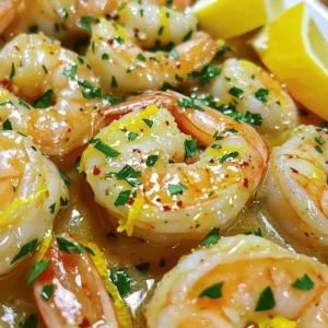 - 1 lb large shrimp, peeled and deveined - 4 tablespoons unsalted butter - 3 cloves garlic, minced - Zest of 1 lemon - Juice of 2 lemons - 1 teaspoon red pepper flakes (optional) - 2 tablespoons fresh parsley, chopped - Salt and pepper to taste - Lemon wedges for serving For this lemon garlic butter shrimp, you need just a few fresh ingredients. The star is the shrimp, which should be large and peeled. I always prefer using fresh shrimp for the best taste. The butter adds rich flavor, while garlic brings a lovely aroma. Next, you need lemons. The zest and juice give this dish its bright, zesty flavor. If you like a bit of heat, red pepper flakes add a nice kick. Fresh parsley at the end adds color and freshness. You can adjust the salt and pepper to fit your taste. Finally, serve the dish with lemon wedges on the side for extra zing. This simple list of ingredients makes a meal that feels fancy yet is easy to prepare. For the full recipe, check out the complete steps. - Melt butter and sauté garlic Start by heating a large skillet over medium heat. Add 2 tablespoons of butter. Let it melt slowly. Once melted, toss in 3 cloves of minced garlic. Cook it for 1-2 minutes. Watch closely so it doesn't burn. The garlic should smell amazing! - Add shrimp and season Now, raise the heat to medium-high. It's time for the shrimp! Add 1 pound of large, peeled, and deveined shrimp to the skillet. Season them with salt and pepper. If you like a little kick, sprinkle in 1 teaspoon of red pepper flakes. Cook the shrimp for about 2-3 minutes on each side. They will turn pink and opaque when done. - Create lemon garlic butter sauce Once the shrimp are ready, add the rest of the butter. This is 2 more tablespoons. Next, add the lemon zest from 1 lemon and the juice from 2 lemons. Stir everything together. As the butter melts, it creates a delicious sauce. Cook for an extra minute. Finally, remove the skillet from heat. Fold in 2 tablespoons of chopped parsley for a fresh touch. Serve right away with lemon wedges on the side for extra zing. For more details, check the Full Recipe. When choosing shrimp, look for firmness. Fresh shrimp should feel meaty in your hand. They should also have a clean, ocean-like smell. Avoid any shrimp that smell fishy or sour. I recommend wild-caught shrimp over farm-raised. Wild-caught shrimp often taste better and can be more sustainable. Be careful not to overcook your shrimp. Cook them just until they turn pink and opaque. This usually takes about 2-3 minutes on each side. If you cook them too long, they can become tough. Adjust the seasoning to your taste. If you like it spicy, add more red pepper flakes. Serve your Lemon Garlic Butter Shrimp right away. This dish tastes best fresh off the stove. Pair it with side dishes like rice or a green salad. These sides will balance the rich flavors of the shrimp. For a zesty touch, add lemon wedges on the side. You can find the full recipe above to help you create this meal. {{image_2}} To add some kick, you can mix in different spices or herbs. Try paprika or cayenne for a smoky flavor. You can also add fresh herbs like basil or thyme for a fragrant taste. If you crave heat, use hot sauce. A few dashes can transform this dish. Just remember to start small and taste as you go. You can make this dish even more colorful and nutritious. Adding vegetables makes it hearty and vibrant. Spinach wilts nicely and adds a lovely green color. Cherry tomatoes burst with sweetness and complement the shrimp well. You might also serve the shrimp over pasta or rice. This makes a complete meal, filling and satisfying. For the full recipe, check out the Zesty Lemon Garlic Butter Shrimp 🦐. After you make Lemon Garlic Butter Shrimp, store any leftovers in a tight container. Keep it in the fridge for up to two days. This helps keep the flavors fresh. To reheat, warm it gently in a pan over low heat. Stir often to avoid overcooking the shrimp. If you want to save this dish for later, freezing is a great option. First, let the shrimp cool down completely. Then, place it in a freezer-safe bag or container. Remove as much air as possible. It can stay in the freezer for up to three months. To thaw frozen shrimp, place it in the fridge overnight. If you need it quickly, run the bag under cold water for about 15-20 minutes. Once thawed, reheat it in a pan. This keeps it juicy and delicious. For more detailed instructions, check out the Full Recipe. To make Lemon Garlic Butter Shrimp, follow these steps: 1. First, melt 2 tablespoons of butter in a large skillet over medium heat. 2. Next, add minced garlic and sauté for 1-2 minutes. Make sure it doesn’t burn. 3. Then, turn the heat up to medium-high and add the shrimp. Season with salt, pepper, and red pepper flakes for some heat. 4. Cook the shrimp for about 2-3 minutes on each side. They should turn pink and opaque. 5. Once the shrimp are cooked, add the remaining butter, lemon zest, and lemon juice. Stir to combine. 6. Let the butter melt and create a sauce for about a minute. 7. Finally, remove from heat and fold in chopped parsley for freshness. Serve right away with lemon wedges. You can pair Lemon Garlic Butter Shrimp with many side dishes. Here are some tasty ideas: - Rice: White or brown rice soaks up the sauce well. - Pasta: Serve over spaghetti or linguine for a filling meal. - Salad: A fresh green salad adds a nice crunch. - Garlic Bread: Perfect for dipping into the garlic butter sauce. - Vegetables: Steamed asparagus or broccoli complement the dish beautifully. Yes, you can use frozen shrimp for this recipe. Here are some tips: - Thawing: Thaw shrimp overnight in the fridge or place them in a bowl of cold water for about 30 minutes. - Cooking Time: Frozen shrimp may need a minute longer to cook than fresh shrimp. - Quality: Ensure the shrimp are of good quality, whether fresh or frozen. Look for firm shrimp with no off smells. Check out the Full Recipe for all the details you need to make this simple and flavorful meal! This article covered how to make delicious lemon garlic butter shrimp. I shared the ingredients and step-by-step cooking guide. Fresh shrimp choices and cooking tips help you succeed. I also offered storage advice and potential variations to try. In conclusion, this dish is easy, quick, and full of flavor. Enjoy your cooking adventures and impress your guests!