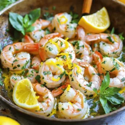 Lemon Garlic Herb Shrimp Tasty and Simple Recipe