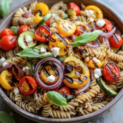 Grilled Vegetable Pasta Salad Fresh and Flavorful Dish