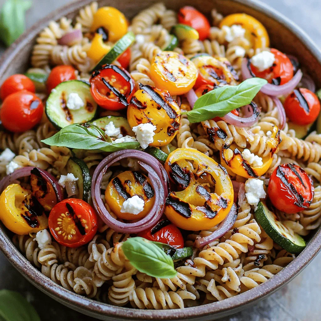 Grilled Vegetable Pasta Salad Fresh and Flavorful Dish