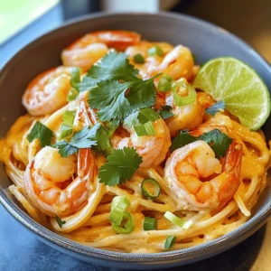 To make Bang Bang shrimp pasta, you need: - 8 ounces spaghetti or linguine - 1 lb shrimp, peeled and deveined - 1/2 cup mayonnaise - 1/4 cup sweet chili sauce - 1 tablespoon sriracha (adjust to taste) - 2 tablespoons lime juice - 2 cloves garlic, minced - 1 tablespoon olive oil - 1/2 teaspoon paprika - Salt and pepper to taste - 2 green onions, thinly sliced - Fresh cilantro for garnish You can switch some ingredients based on your taste. For instance: - Use Greek yogurt instead of mayonnaise for a lighter sauce. - If you like more heat, add more sriracha or red pepper flakes. - Swap lime juice with lemon juice if that's what you have. - Any pasta type works; try penne or fettuccine for a fun twist. When buying shrimp, look for these tips: - Choose shrimp with a firm texture and a mild sea smell. - Avoid shrimp that smell strong or have a slimy feel. - If possible, buy shrimp that is wild-caught for better flavor. - Frozen shrimp can be great; just thaw them properly before cooking. For the full recipe, check the [Full Recipe]. Start with a big pot. Fill it with water and add salt. Bring it to a boil. Once boiling, add 8 ounces of spaghetti or linguine. Cook it as the package says until it is al dente. This means it should be firm but not hard. When it’s done, drain the pasta in a colander. Do not forget to save 1/2 cup of the pasta water. You might need this later to make the sauce smoother. Grab a medium bowl. In it, mix 1/2 cup of mayonnaise, 1/4 cup of sweet chili sauce, and 1 tablespoon of sriracha. You can change the amount of sriracha based on how spicy you want it. Next, add 2 tablespoons of lime juice, 2 cloves of minced garlic, and 1/2 teaspoon of paprika. Whisk everything together until it’s smooth. Give it a taste and adjust if you want more heat or sweetness. Heat a large skillet over medium heat. Pour in 1 tablespoon of olive oil. Once hot, add 1 pound of peeled and deveined shrimp. Season it with salt and pepper. Sauté the shrimp for about 2 to 3 minutes on each side. They should turn pink and opaque when done. This step is key to getting tasty shrimp. Now, lower the heat. Add the cooked pasta to the skillet with the shrimp. Pour the Bang Bang sauce over the pasta and shrimp. Gently mix everything to coat it well. If the sauce is too thick, add some of the reserved pasta water to it. This helps make the sauce creamy and easy to mix. Finally, add sliced green onions and stir again. Warm it all for one more minute. Then serve the dish right away. For a pretty touch, garnish with fresh cilantro. For more details on the complete recipe, check out the Full Recipe. To get the best taste from your Bang Bang shrimp pasta, use fresh ingredients. Fresh shrimp adds sweetness and texture. Choose ripe limes for juice; they enhance flavor. Adjust the sriracha for heat. If you like it spicier, add more. Mixing the sauce well is key to a balanced taste. This dish shines with a hint of lime and garlic. Cook shrimp quickly for the best texture. Heat your skillet to medium. Cook shrimp for 2-3 minutes on each side. They should be pink and opaque. For pasta, follow package directions. Aim for al dente for the right bite. Remember to save some pasta water. It helps mix everything smoothly and keeps the dish creamy. Avoid overcooking shrimp. They can turn tough and rubbery. Don't forget to season your shrimp with salt and pepper. This step adds flavor. When mixing the sauce, do it slowly. Too much sauce can overwhelm the pasta. Finally, serve immediately for the best taste and presentation. For more tips, check out the Full Recipe for Bang Bang Shrimp Pasta. {{image_2}} You can easily switch to a vegetarian or vegan dish. Replace shrimp with firm tofu. Cut the tofu into small cubes and sauté until golden. Use vegan mayo for the sauce. Sweet chili sauce is usually vegan, but check the label. This way, you keep the creamy texture and flavor. You control the heat! Want it mild? Use less sriracha or omit it. For more spice, add extra sriracha or red pepper flakes. Taste the sauce as you mix. Adjust it until it’s just right for your palate. This flexibility makes it fun to create your perfect dish. Feeling adventurous with pasta? You can swap spaghetti or linguine for other types. Try penne or fettuccine for a different shape. If you want a healthier option, use whole wheat or zucchini noodles. This change can make the meal lighter and still full of flavor. Leftover Bang Bang shrimp pasta is easy to store. Place it in an airtight container. Let it cool before sealing. This helps keep the flavors fresh. Store it in the fridge for up to three days. If you want to keep it longer, consider freezing. When reheating, aim to keep the pasta moist. Use a microwave-safe dish and add a splash of water. Cover the dish to trap steam. Heat in short bursts, stirring in between. This method helps prevent drying out. You can also reheat on the stove. Add a little olive oil or butter to the pan. Warm up the pasta over low heat, stirring gently. For longer storage, you can freeze the Bang Bang shrimp pasta. Make sure it cools completely. Transfer to a freezer-safe container. It can last up to three months in the freezer. When ready to eat, thaw it in the fridge overnight. Reheat as mentioned earlier. This keeps the flavors and texture nice. For the full recipe, check out the details above. Bang Bang Sauce has a few simple ingredients. You mix mayonnaise, sweet chili sauce, sriracha, lime juice, minced garlic, and paprika. This blend gives the sauce its creamy, sweet, and spicy taste. You can adjust the sriracha to make it hotter or milder. To make Bang Bang Shrimp Pasta gluten-free, use gluten-free pasta. Many brands offer good alternatives that work well. Also, check your sauces. Some sweet chili sauces contain gluten. Look for ones labeled gluten-free to be safe. Yes, you can use frozen shrimp! Just thaw them before cooking. You can do this by leaving them in the fridge overnight or putting them in cold water for about 30 minutes. Once thawed, make sure to pat them dry before you sauté them. Bang Bang Shrimp Pasta goes well with light side dishes. A fresh garden salad works nicely. You can also serve it with garlic bread or sautéed veggies. These add color and balance the meal. It takes about 10 minutes to prepare and 15 minutes to cook. So, you can have this dish ready in about 25 minutes! It's a quick dinner option that's perfect for busy nights. Yes, you can make it spicier! Add more sriracha to the sauce. You can also include red pepper flakes or fresh chopped peppers while sautéing the shrimp. Adjust the heat to your liking for a kick of flavor. This blog post covered everything you need for a great Bang Bang Shrimp Pasta. We discussed key ingredients, substitutions, and tips for choosing shrimp. Next, we walked through step-by-step cooking methods, from perfect pasta to that tasty Bang Bang sauce. I shared helpful tips, variations, and storage information to keep your dish fresh. In the end, you can make this dish your own, and enjoy it any time!