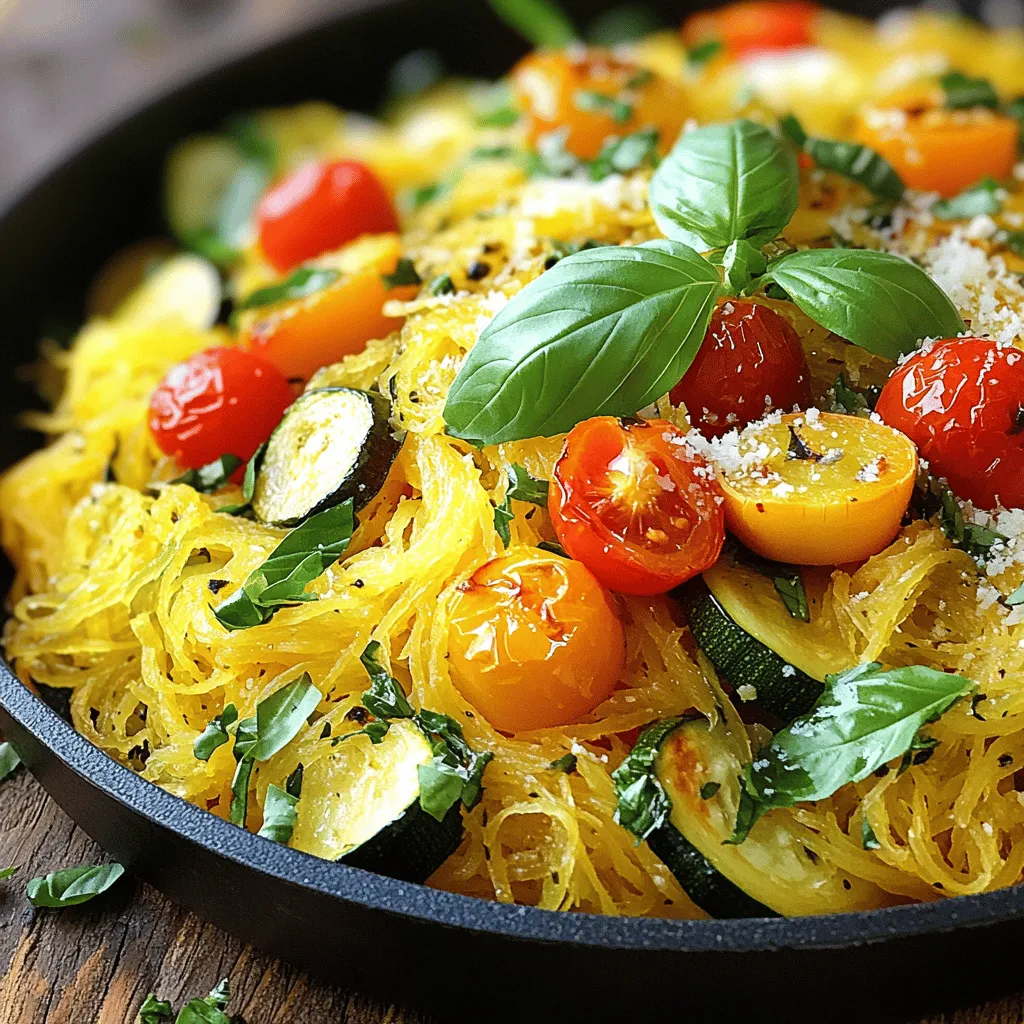 Spaghetti Squash Primavera Fresh and Flavorful Meal
