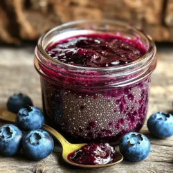 - 2 cups fresh or frozen blueberries - 2 tablespoons chia seeds - 2 tablespoons maple syrup - 1 tablespoon lemon juice - 1 teaspoon vanilla extract (optional) - Pinch of salt - Sweetener alternatives, like honey or agave - Herbs and spices for flavor enhancement, such as mint or cinnamon - Medium saucepan - Fork or potato masher - Clean jar or container for storage To make blueberry chia seed jam, keep these ingredients handy. The main ingredients are simple and wholesome. Blueberries are packed with vitamins, and chia seeds add healthy fiber. You can adjust the sweetness with maple syrup based on your taste. Lemon juice gives a nice tang and balances the sweetness. Feel free to add in flavors like cinnamon for warmth or mint for freshness. The equipment is easy to find in any kitchen. A medium saucepan helps cook the jam, while a fork or masher lets you get the right texture. Lastly, having a clean jar is key for storage. For the full recipe, check out the Blueberry Chia Seed Jam . To start, grab a medium saucepan. Combine 2 cups of blueberries, 2 tablespoons of maple syrup, 1 tablespoon of lemon juice, and a pinch of salt. Mix these ingredients well. Place the saucepan over medium heat. Cook the mixture for about 5 to 7 minutes. Stir occasionally until the blueberries become soft and juicy. Once the blueberries soften, take a fork or potato masher. Mash them to your desired consistency. I like it a bit chunky, but you can make it smooth if you prefer. Next, lower the heat and stir in 2 tablespoons of chia seeds. If you want, add 1 teaspoon of vanilla extract for extra flavor. Keep cooking for another 3 to 5 minutes. Stir often until the jam thickens up nicely. After it thickens, remove the jam from the heat. Let it cool for a few minutes in the saucepan. Next, transfer the jam to a clean jar or container. Allow it to cool completely at room temperature. Once cool, seal it with a lid. Your blueberry chia seed jam is now ready to enjoy! For the full recipe, check out the details above. To get the right thickness, chia seeds play a big role. These tiny seeds absorb liquid and swell. Start with 2 tablespoons in your jam. If it’s too runny, add more chia seeds. Cook it a bit longer to thicken. When it comes to blueberries, you can use them whole or mashed. Mashing gives a smoother jam. If you prefer some texture, leave the berries whole. Both ways taste great and look nice! Adjust the maple syrup to fit your taste. Start with 2 tablespoons. If you like it sweeter, add more. If you want less sugar, cut it down. You can also use honey or agave syrup as natural sweeteners. They change the taste a bit, but they work well! Blueberry chia seed jam is super versatile. Spread it on toast, pancakes, or yogurt. You can also mix it into oatmeal for added flavor. For a fun twist, try it with cream cheese on crackers. It makes a tasty snack! You can find the full recipe above for all the details. {{image_2}} You can make this blueberry chia seed jam even more fun by changing the fruits you use. Try adding strawberries or raspberries for a fruity twist. These fruits mix well with blueberries and add new tastes. You can also play with spices. Adding a pinch of cinnamon gives a warm flavor. Ginger can add a nice zing too. Both spices pair well with sweet berries and can elevate your jam. If you follow a vegan diet, this jam is perfect for you. All the ingredients are plant-based. It’s also gluten-free, so it works for many diets. If you want to cut down on sugar, use less maple syrup. You can replace it with a sugar-free sweetener too. Just remember to taste as you go, so you get the right level of sweetness. Using seasonal fruits can really change the jam's flavor. In summer, you might try peaches or blackberries. In fall, apples work well for a cozy vibe. You can even make small jars of jam as gifts for holidays. Tied with a pretty ribbon, they make lovely treats. Enjoying the jam with friends and family makes it even better! For the full recipe, check out the details above. To keep your blueberry chia seed jam fresh, use a clean jar with a tight lid. Glass jars work best. You can also use plastic containers, as long as they seal well. Store the jam in the fridge to keep it tasty. It will stay good for up to two weeks. You can freeze blueberry chia seed jam for longer storage. First, let it cool completely. Then, transfer it to a freezer-safe container. Leave some space at the top for expansion. It can last up to six months in the freezer. To thaw, place the container in the fridge overnight. You can also thaw it in warm water if you're in a hurry. Check your jam before using it. If you see mold or an off smell, it’s time to toss it. Also, if the texture changes or it becomes too watery, it may not be good anymore. Dispose of it properly, preferably in the compost if it’s safe. Blueberry chia seed jam can last about 1 to 2 weeks in the fridge. Store it in a clean, airtight jar to keep it fresh. If you freeze it, it can last up to 6 months. Just thaw it in the fridge when you want to use it. Yes, you can use flax seeds as a substitute. They can thicken the jam too. However, the taste and texture may differ slightly. You might also try cornstarch or arrowroot powder, but they require cooking. Chia seeds are tiny but mighty! They are rich in fiber, which helps with digestion. They also have omega-3 fatty acids, great for heart health. Plus, they provide protein and essential minerals like calcium and magnesium. Including them in your diet can boost your overall wellness. Not at all! You can adjust the sweetness with the maple syrup or leave it out. The blueberries are naturally sweet, especially when cooked. If you prefer a sugar-free jam, just use more fruit or add a sugar substitute like stevia. This blog post covers how to make delicious blueberry chia seed jam. We looked at the key ingredients, like blueberries and chia seeds, and shared tips for great flavor and texture. You learned how to prepare, mash, and store your jam. Remember, you can customize it with other fruits or spices. Enjoy making your jam! It's tasty, easy, and packed with health benefits. Don't hesitate to experiment with different flavors and combinations. Your homemade jam can become a fun staple in your kitchen!