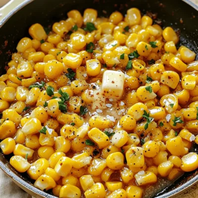 Honey Butter Skillet Corn Irresistible Side Dish