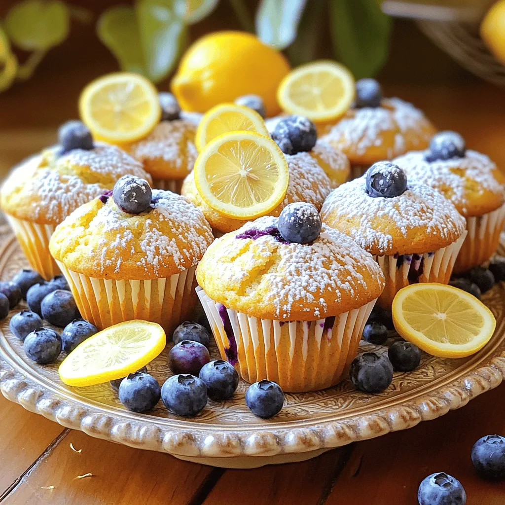 Lemon Blueberry Yogurt Muffins Simple and Tasty Treat
