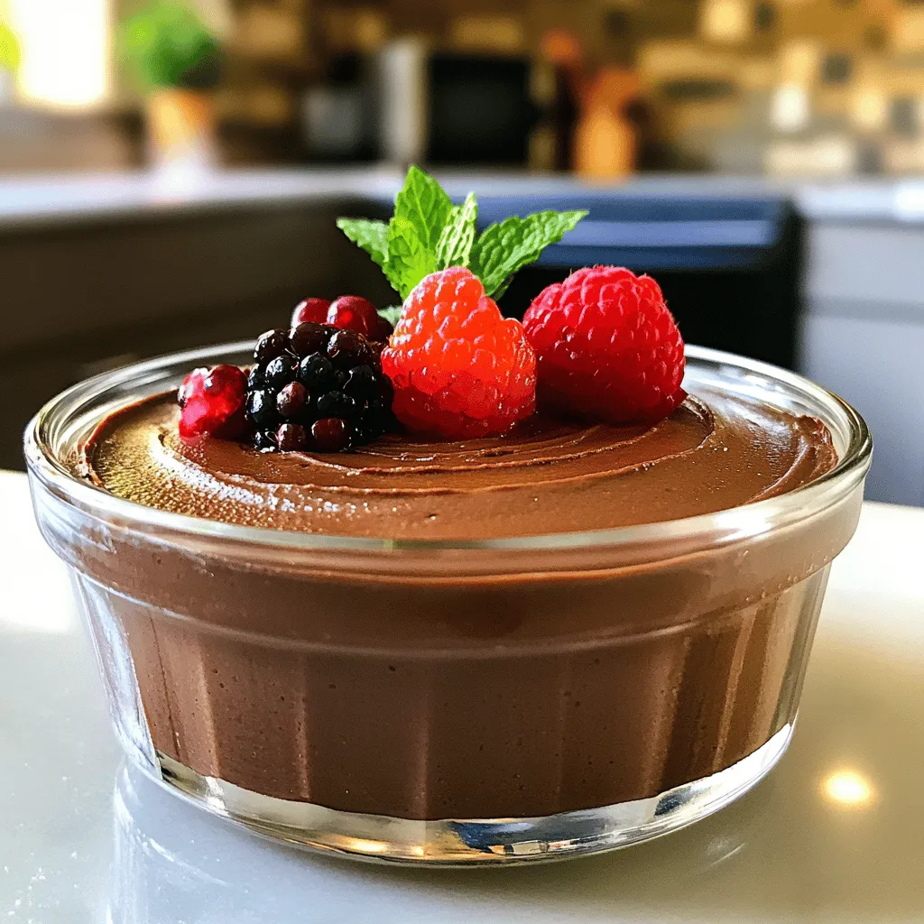 Vegan Chocolate Mousse Decadent and Simple Delight