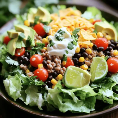 Loaded Taco Salad Flavorful and Easy Meal Prep