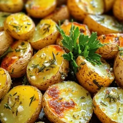 Garlic Herb Roasted Potatoes Simple and Flavorful Dish