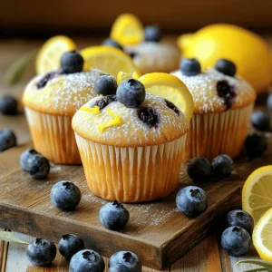 When making lemon blueberry muffins, using fresh and quality ingredients is key. Here’s what you need: - 1 ½ cups all-purpose flour - 1 cup fresh blueberries - ½ cup granulated sugar - ½ cup unsalted butter, melted - 2 large eggs - 1 teaspoon vanilla extract - 1 teaspoon baking powder - ½ teaspoon baking soda - ½ teaspoon salt - Zest of 1 lemon - 2 tablespoons fresh lemon juice - ¼ cup milk Each ingredient plays a role in creating that delightful taste. The flour provides structure, while the sugar adds sweetness. Blueberries bring bursts of flavor and antioxidants, making these muffins both tasty and healthy. The butter adds richness and moisture. Eggs help bind everything together, giving the muffins a fluffy texture. Vanilla extract enhances the overall flavor. Baking powder and baking soda are crucial for that perfect rise. The lemon zest and juice give a bright, zesty flavor that pairs wonderfully with blueberries. Finally, milk adds the right amount of liquid to keep the muffins soft. With this full recipe, you can create a batch of muffins that are fresh, fluffy, and bursting with flavor. Enjoy the process of mixing and baking, and get ready for a treat! - Preheat your oven to 375°F (190°C). - Line a muffin tin with paper liners or spray it with cooking spray. - In a large bowl, whisk together 1 ½ cups of all-purpose flour, 1 teaspoon of baking powder, ½ teaspoon of baking soda, and ½ teaspoon of salt. - In another bowl, mix ½ cup of melted butter and ½ cup of sugar. - Add 2 large eggs, 1 teaspoon of vanilla extract, the zest of 1 lemon, and 2 tablespoons of fresh lemon juice. Mix well. - Gradually add the dry mix to the wet mix, alternating with ¼ cup of milk. - Fold in 1 cup of fresh blueberries gently. - Fill each muffin cup about 2/3 full with batter. - Bake for 18 to 22 minutes. - Check doneness by inserting a toothpick into the center. It should come out clean. You can find the full recipe for Lemon Blueberry Muffins in this article. To ensure even distribution of blueberries, add them last. Gently fold them into the batter. This keeps them whole and juicy. If you mix too hard, they can break apart. Avoiding overmixing is key for fluffy muffins. When you combine wet and dry ingredients, mix just until you see no dry flour. Lumps in the batter are okay. This will help your muffins rise well. Dusting muffins with powdered sugar makes them look extra special. This adds a sweet touch and a nice contrast to the lemon zest. Use a fine sieve for even coverage. For serving, add fresh blueberries and lemon slices. This makes your plate pop with color. You can also place the muffins on a rustic wooden board. It gives a cozy, inviting feel. If you need alternatives for butter, try using coconut oil. It gives a nice flavor. For milk, almond or oat milk works well. These swaps can make the muffins dairy-free. You can also use other berries or flavorings. Try raspberries or strawberries for a twist. A dash of almond extract can add a nice layer of flavor too. {{image_2}} Sticking with the traditional recipe gives you a cozy, familiar taste. The classic version is simple and uses fresh blueberries and zesty lemon. You will love the sweet and tart mix in every bite. This version is light and fluffy, making it a perfect snack or breakfast. Using the [Full Recipe], you can create these delightful muffins easily. Want a better twist? Use whole wheat flour instead of white flour. This adds fiber and makes the muffins more filling. You can also swap sugar for natural sweeteners like honey or maple syrup. These changes keep the muffins tasty while making them a bit more nutritious. They still taste great and are a fun way to enjoy a classic. If you like to mix it up, try adding poppy seeds or coconut. Poppy seeds add a nice crunch and a bit of nutty flavor. Coconut gives a tropical touch, making each bite unique. You can also experiment by adding spices like cinnamon or nutmeg for extra warmth. These variations make your muffins stand out and keep things exciting! Let your muffins cool in the pan for about 5 minutes. This helps them set properly. After that, move them to a wire rack. Cooling completely is key before storage. Once they are cool, store them in an airtight container. This keeps them fresh and soft. You can also use a resealable plastic bag. Make sure to remove as much air as possible. Freezing muffins is a great way to enjoy them later. To freeze, wrap each muffin tightly in plastic wrap. Place the wrapped muffins in a freezer bag. Label the bag with the date. When you want to eat one, remove it from the bag. Let it thaw at room temperature. You can also reheat it in the microwave for about 20-30 seconds. Lemon blueberry muffins stay fresh at room temperature for about 2-3 days. If you store them in the fridge, they can last up to a week. However, for the best taste and texture, eat them within a few days. For longer storage, freezing is the best option. This way, you can enjoy the flavors whenever you want. For the full recipe, check out the earlier section. To keep your lemon blueberry muffins moist, here are some key tips: - Use butter: Melted butter adds rich flavor and moisture. - Do not overmix: Mix just until combined. This helps keep them fluffy. - Add yogurt or sour cream: These ingredients boost moisture. - Store properly: Keep muffins in an airtight container. This prevents drying out. Yes, you can use frozen blueberries. They work well in muffins. They may make the batter a bit blue, but the taste stays great. When using frozen, no need to thaw. Just add them directly to the batter. This keeps them intact and juicy. Pair lemon blueberry muffins with these tasty options: - Yogurt: A side of Greek yogurt adds protein and creaminess. - Scrambled eggs: The savory taste of eggs balances the sweetness. - Fresh fruit: Serve with sliced bananas or strawberries for color and freshness. - Coffee or tea: A hot drink complements the muffins nicely. For the full recipe, check out the zesty lemon blueberry bliss muffins. Enjoy baking! Making lemon blueberry muffins is simple and fun. You learned the key ingredients, steps to bake, and tips for the best results. Remember to fold in your blueberries gently and not to overmix. Feel free to explore variations and substitutions for more unique flavors. Proper storage lets your muffins stay fresh longer. Enjoy your baking and share them with family and friends. These muffins will surely brighten your day!
