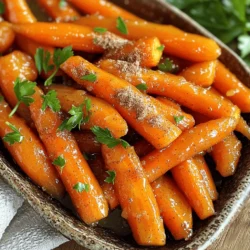 To create these tasty maple glazed carrots, you need just a few simple ingredients. They come together to make a delightful dish. Here is the list of ingredients you will need: - 1 pound baby carrots (or sliced regular carrots) - 2 tablespoons unsalted butter - 3 tablespoons pure maple syrup - 1 tablespoon brown sugar - 1 teaspoon cinnamon - Salt and pepper to taste - Fresh parsley, for garnish These ingredients work well together. The sweet maple syrup pairs nicely with the earthy carrots. The butter adds richness, while the brown sugar and cinnamon give depth to the flavor. Fresh parsley not only adds color but also a fresh taste. When you gather these items, you set the stage for a dish that shines at any dinner table. For the full recipe, check out the recipe section above. - Wash and peel carrots if necessary. - Cut regular carrots into uniform sticks or rounds. Start by washing your carrots under cool water. If you have baby carrots, you can skip peeling. For regular carrots, peeling them helps with taste. After peeling, slice the carrots into even sticks or rounds. This helps them cook evenly. - Melt butter in a skillet. - Sauté carrots until slightly softened. - Add brown sugar and cinnamon. Now, heat a large skillet over medium heat. Add the unsalted butter and let it melt. Once the butter is bubbly, add the carrots to the skillet. Sauté for about 5 minutes. Stir them often until they soften a bit. This step brings out the natural sweetness of the carrots. Next, sprinkle the brown sugar and cinnamon over the carrots. Stir well to coat them evenly. - Pour in maple syrup and cook until tender. - Season and garnish before serving. After mixing in the sugar and cinnamon, it's time for the star ingredient: maple syrup. Pour it in and cook for another 5-7 minutes. Keep stirring until the carrots are tender and the glaze thickens slightly. Finally, season with salt and pepper to taste. This will enhance all the sweet flavors. Transfer the carrots to a serving dish. Garnish with freshly chopped parsley for a pop of color. For the complete details, check out the Full Recipe for Maple Glazed Carrots. To make your maple glazed carrots shine, cook on medium heat. This heat allows the syrup to caramelize without burning. Stir occasionally to prevent sticking. This will help coat each carrot evenly with the sweet glaze. You can use baby carrots or regular carrots. Baby carrots are sweet and tender. Regular carrots have a stronger flavor and can be cut into sticks or rounds. Always select fresh, high-quality produce. Look for firm carrots with a vibrant color. Avoid carrots that are soft or have blemishes. A stunning presentation makes your dish pop. Garnish with fresh parsley for a splash of color. You can also add a sprinkle of nuts for texture. Serve these carrots on a beautiful platter. They pair well with roasted meats or as part of a festive spread. For a casual meal, place them in a simple bowl for easy serving. For the complete recipe, check the [Full Recipe]. {{image_2}} You can add toasted pecans or walnuts for a lovely crunch. The nuts give a nice texture contrast to the soft carrots. Just chop them roughly and sprinkle them on top. Toast them lightly in a dry pan for more flavor. This simple addition makes the dish more exciting. For a fun twist, try adding nutmeg or ginger. A pinch of nutmeg brings warmth to the dish. Ginger adds a zesty kick that brightens the flavor. You can mix these spices into the butter before adding the carrots. Adjust the amount to your taste. These spices make your maple glazed carrots unique and special. If you want to switch things up, you can use honey or agave syrup. Both sweeteners work well in place of maple syrup. Honey gives a floral note, while agave is milder. Just keep the same amount as the maple syrup in the recipe. This way, you can enjoy a different flavor profile. To store leftovers, let the carrots cool first. Place them in an airtight container. This helps keep them fresh. Seal the container well to avoid air. Store the container in the fridge. Use the leftover carrots within three days for the best taste. You can freeze maple glazed carrots for later. First, let them cool completely. Then, place them in a freezer-safe bag. Remove as much air as possible before sealing. Label the bag with the date. To reheat, thaw the bag in the fridge overnight. Then, warm them in a skillet over low heat until hot. Freshness matters for tasty maple glazed carrots. When stored in the fridge, they last about three days. In the freezer, they can last up to six months. For the best quality, enjoy them sooner. Check for any off smells or changes in color before eating. Yes, you can use frozen carrots. They save time, but the texture may change. Frozen carrots might become softer than fresh ones. Cook them for a shorter time to avoid mushiness. Start with about 3-4 minutes in the skillet. To make this recipe vegan, swap butter for a plant-based option. Use coconut oil or vegan butter. For maple syrup, make sure it is pure and vegan-friendly. This ensures your dish remains sweet and delicious without animal products. Maple glazed carrots go well with many dishes. They pair nicely with roasted chicken or pork. You can also serve them with quinoa or rice. Add a fresh salad for a complete meal. These carrots add a sweet touch to any plate. For more ideas, check the Full Recipe. In this post, we explored how to make maple glazed carrots step by step. We looked at the right ingredients, cooking process, and ways to achieve a perfect glaze. I shared tips on carrot selection and adding nuts for extra crunch. This dish is simple yet delicious and can fit various occasions. Whether for dinner or a special event, these carrots make a lovely side. Enjoy your cooking, and don’t hesitate to try the variations or storage tips to make it your own.