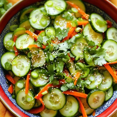 Asian Cucumber Salad Fresh and Invigorating Recipe