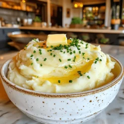 To make creamy garlic mashed potatoes, you need a few key items. Here’s what you should gather: - 2 pounds Yukon Gold potatoes, peeled and cubed - 4 cloves garlic, peeled - 1 cup heavy cream Yukon Gold potatoes work best because they are creamy and buttery. Garlic adds a lovely flavor that makes these potatoes special. Heavy cream gives them that rich, smooth texture that you will love. You can make your mashed potatoes even better with some extras. Consider adding: - 4 tablespoons unsalted butter - 2 tablespoons sour cream - Chives, chopped, for garnish Unsalted butter enhances the creaminess. Sour cream adds a nice tang. Chives give a fresh pop of color and flavor. To finish your dish, you need a few simple seasonings: - Salt, to taste - Freshly ground black pepper, to taste These basic seasonings bring out the flavors in your creamy garlic mashed potatoes. Adjust the salt and pepper to suit your taste. If you're ready to dive into the full recipe, check out the [Full Recipe]. To start, you need to boil the potatoes and garlic. First, fill a large pot with salted water. Then, add the cubed Yukon Gold potatoes and the peeled garlic cloves. Bring the water to a boil over high heat. Cook for about 15 to 20 minutes. You want the potatoes to be fork-tender. Once they are soft, drain the potatoes and garlic well. Return them to the pot to keep them warm. Now, let’s move on to the mashing process. First, add the unsalted butter to the warm potatoes and garlic. The heat will melt the butter quickly. Next, pour in the heavy cream. Use a potato masher to mash everything together. Aim for a smooth and creamy texture. This step is key to making your mashed potatoes rich and delicious. For the final seasoning, stir in the sour cream if you want an extra tangy flavor. Then, season your mashed potatoes with salt and freshly ground black pepper. Taste and adjust the seasoning as needed. Transfer the creamy garlic mashed potatoes to a serving bowl. Top with a pat of butter and garnish with chopped chives for a lovely touch. This recipe is simple and brings a burst of flavor to any meal. For the full recipe, check out the provided link. To get the best creamy texture, use Yukon Gold potatoes. These potatoes are rich and buttery. They mash easily and give a smooth finish. Avoid starchy potatoes like Russets. They can turn your mash gluey. Warm cream and butter make a big difference too. Cold ingredients can shock the potatoes. This can make them less creamy. Heating them slightly helps blend better. Boil your potatoes and garlic together. This saves time and gives great flavor. Start with cold water and bring it to a boil. Cook until fork-tender, about 15-20 minutes. To avoid gluey mashed potatoes, don’t over-mash. Use a potato masher, not a mixer. Mixing can break down starches too much, causing gluey textures. Garlic can add lots of taste. You can use roasted garlic for a sweeter flavor. Or, try adding sautéed garlic for a bolder taste. Incorporate herbs like chives or parsley for freshness. They add color and a nice herbal touch. Mixing in herbs can take your mashed potatoes to the next level. For the full recipe, check out the previous section! {{image_2}} You can add fun twists to creamy garlic mashed potatoes. Try these: - Roasted garlic mashed potatoes: Use roasted garlic instead of raw. It gives a sweet, rich taste. Just roast whole garlic cloves until soft and mix them in while mashing. - Cheesy mashed potatoes with Parmesan: Add a half cup of grated Parmesan cheese. This gives a salty, creamy flavor. It also makes the dish even more delicious! If you have special diets, you can still enjoy this dish: - Vegan alternatives: Swap out heavy cream and butter for almond milk and vegan butter. This keeps it creamy without dairy. You can also add nutritional yeast for a cheesy taste. - Dairy-free adaptations: Use coconut milk instead of heavy cream. This adds a hint of sweetness. Make sure your butter is dairy-free as well. Think about how to serve your creamy garlic mashed potatoes: - Pairing with proteins: These mashed potatoes go well with grilled chicken, steak, or roasted veggies. They make any meal feel fancy. - Presenting as a side dish: Serve them in a nice bowl, topped with chives and a pat of butter. This adds color and looks great on any table. For more tips and a complete guide, check out the Full Recipe for heavenly creamy garlic mashed potatoes! Store your creamy garlic mashed potatoes in the fridge. Use an airtight container to keep them fresh. This step helps maintain their rich taste and smooth texture. To keep them creamy, add a little extra cream when reheating. This method restores their silky feel. You can freeze mashed potatoes for longer storage. Let them cool completely before placing them in freezer bags. Make sure to remove all air from the bags to prevent freezer burn. When you are ready to eat, thaw them overnight in the fridge. Reheat gently on the stove or in the microwave, adding cream for that creamy touch. In the fridge, creamy garlic mashed potatoes usually last about 3 to 5 days. Always check for signs of spoilage. If they smell off or have a strange texture, it's best to throw them out. Keeping your food safe is important! To make mashed potatoes creamy, you need the right ingredients and technique. Start with Yukon Gold potatoes. They have a smooth texture that makes them perfect for mashing. Use warm heavy cream and butter. This helps them mix well and stay creamy. After boiling the potatoes, drain them well. Return them to the pot while they are hot. Mash them quickly to avoid lumps. Always season with salt and pepper to taste. For extra creaminess, you can add sour cream. This gives a nice tangy flavor. Yes, you can use other types of potatoes. However, the texture and flavor will change. Russet potatoes are fluffy but can become gluey if over-mashed. Red potatoes have a waxy texture and are less creamy. They are great if you want a chunkier mash. Sweet potatoes are another option for a different flavor. They are naturally sweet and pair well with garlic. Choose Yukon Gold for the best creamy texture in mashed potatoes. Creamy garlic mashed potatoes last about 3 to 5 days in the fridge. Make sure to store them in an airtight container. This keeps them fresh and prevents drying out. If you want to keep them longer, you can freeze them. In the freezer, they last about 2 to 3 months. When ready to eat, thaw in the fridge overnight. Reheat on the stove or microwave, adding a bit of cream to restore creaminess. In this post, you learned how to make creamy garlic mashed potatoes. We covered key ingredients and step-by-step methods to achieve the perfect texture. Remember, Yukon Gold potatoes and warm cream are vital for creaminess. Don’t forget to explore fun variations and tips for storing leftovers. My final thought: mastering this dish can elevate any meal, making it a true crowd-pleaser. Enjoy your cooking journey!