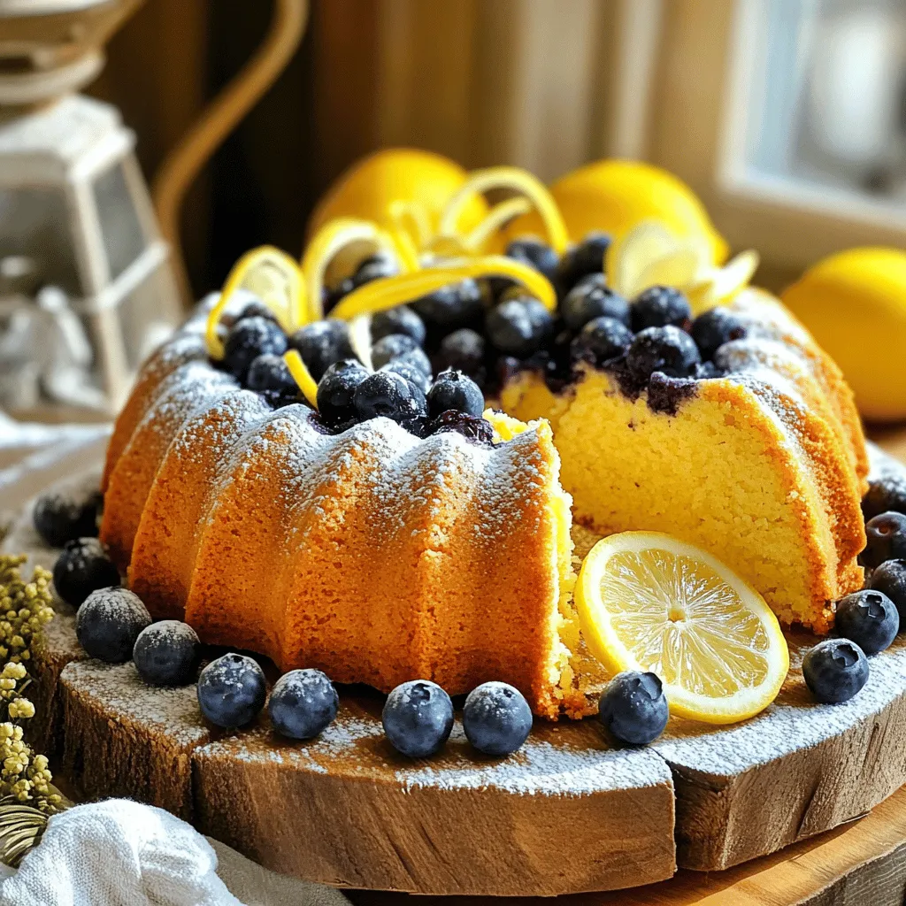 Lemon Blueberry Pound Cake Delightfully Moist Recipe