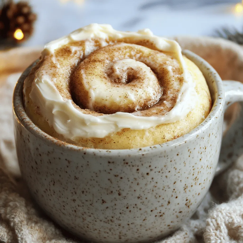Cinnamon Roll Mug Cake Quick and Tasty Treat