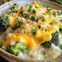 Cheesy Broccoli Rice Casserole Simple and Tasty Dish