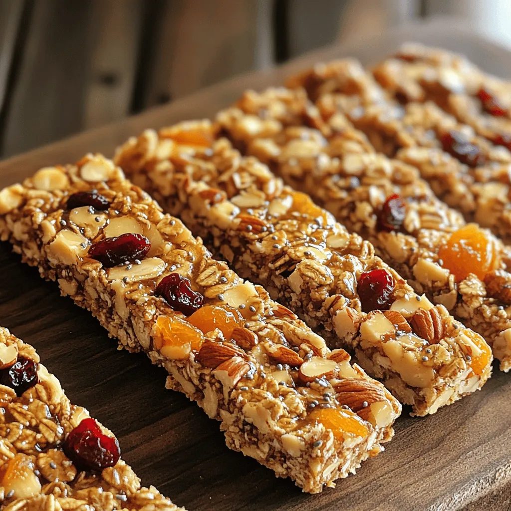 Homemade Granola Bars Tasty and Nutritious Snack