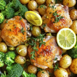 Sheet Pan Lemon Herb Chicken and Potatoes Delight
