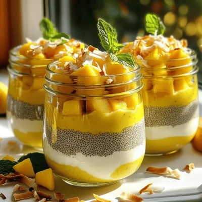 Mango Coconut Chia Pudding Delightful Healthy Treat