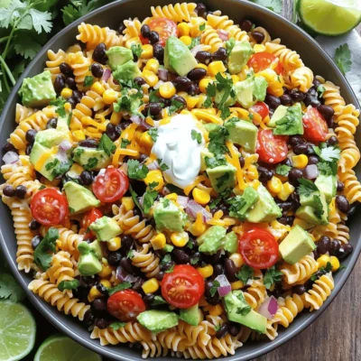 Fiesta Taco Pasta Salad Flavorful Party Delight