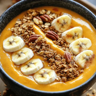Pumpkin Pie Smoothie Bowl Delicious and Nutritious Treat