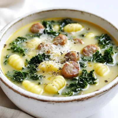 Satisfying Sausage Kale Gnocchi Soup Recipe