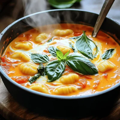 Creamy Tomato Gnocchi Soup One Pot Simplified Dish