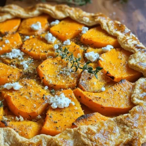 - 1 medium butternut squash, peeled and thinly sliced - 1 cup fresh goat cheese, crumbled - 1 pre-made pie crust (or homemade if preferred) - 2 tablespoons olive oil - 1 tablespoon fresh thyme leaves (plus extra for garnish) - 1 tablespoon maple syrup - Salt and pepper to taste - 1 egg (for egg wash) - 2 tablespoons Parmesan cheese, grated Butternut squash is the star here. It has a sweet flavor that shines through. Pair it with creamy goat cheese for a delightful mix. The pie crust gives it a nice crunch. You can use store-bought crust for ease or make your own for fun. Next, we have the seasonings. Olive oil keeps the squash moist while roasting. Fresh thyme adds a fragrant touch that really lifts the dish. Maple syrup brings a lovely sweetness that balances the flavors. Don't forget to add salt and pepper to taste. If you want a golden crust, using an egg wash is key. It gives the galette a nice shine. Sprinkling some grated Parmesan on top adds an extra layer of flavor. These ingredients come together to create a dish that is not just tasty but also visually stunning. 1. First, preheat your oven to 400°F (200°C). 2. In a large bowl, place the sliced butternut squash. 3. Add 2 tablespoons of olive oil, 1 tablespoon of fresh thyme, 1 tablespoon of maple syrup, salt, and pepper. 4. Toss it all together until the squash is well coated. 1. Spread the squash mixture in a single layer on a baking sheet. 2. Roast in the oven for about 25 minutes. 3. Check for tenderness and a slight caramelization. 4. Once done, remove the squash and let it cool slightly. 1. On a floured surface, roll out the pie crust to about a 12-inch circle. 2. Transfer the crust to a parchment-lined baking sheet. 3. Layer the roasted butternut squash on top of the crust. 4. Leave a 1.5-inch border around the edges. 5. Crumble the goat cheese evenly over the squash. 6. Fold the edges of the crust over the filling, making pleats as needed. 1. Brush the crust with a beaten egg for a golden finish. 2. Sprinkle 2 tablespoons of grated Parmesan cheese on top. 3. Bake the galette in the preheated oven for 30-35 minutes. 4. Look for a golden brown crust and slightly melted cheese. 5. Let it cool for a few minutes before slicing. 6. Garnish with extra thyme leaves for a fresh touch. To get a great crust, chill your pie crust. Cold dough helps it stay firm and flaky. If you make your own, wrap it in plastic and chill for at least 30 minutes. When rolling out your dough, use a lightly floured surface. This keeps it from sticking. Roll from the center outward, turning the dough often. Aim for a circle about 12 inches wide. You can change the flavors to fit your taste. Try adding herbs like rosemary or sage for a fresh twist. A pinch of nutmeg can also enhance the sweetness of the squash. For texture, add nuts like walnuts or pecans. Dried fruits like cranberries can add a nice sweetness, too. Mix and match to find your favorite blend! Pair this galette with a simple green salad. A salad with arugula and lemon vinaigrette works well. For a heartier side, consider roasted vegetables. When it comes to wine, a light white wine like Sauvignon Blanc pairs nicely. It brings out the flavors of the goat cheese and squash. Enjoy it warm for the best taste! {{image_2}} You can make this galette even better by adding greens. Spinach or kale are great choices. Just chop them and toss them with the squash. This adds color and nutrients. You can also use different cheeses. Feta or ricotta work well with goat cheese. Each cheese brings its own flavor, making the galette unique. If you need a gluten-free galette, don't worry! You can use a gluten-free pie crust instead. Many stores sell ready-made options. Just check the label to be sure. You might need to adjust the baking time a little. Keep an eye on it as it bakes to get that perfect golden crust. You can switch up the veggies in this galette based on what’s in season. In summer, try zucchini or bell peppers. In winter, look for root vegetables like carrots or parsnips. These swaps can change the flavor and keep the dish fresh. Adapting the recipe makes it fun and new each time! After you enjoy your butternut squash and goat cheese galette, store leftovers in the fridge. Place slices in an airtight container. This keeps the flavors fresh. You can also wrap the galette tightly in plastic wrap. It will stay good for about 3 days. To reheat, preheat your oven to 350°F (175°C). Place the galette on a baking sheet. Heat it for about 10 to 15 minutes. This way, the crust stays crisp and the cheese melts nicely. If you want to freeze the galette, you can do so before or after baking. If freezing before baking, wrap it tightly in plastic wrap and then foil. This keeps out air. It can last up to 3 months in the freezer. To freeze after baking, let it cool completely. Wrap it as you would before baking. When you are ready to eat, thaw it in the fridge overnight. Then, reheat in the oven at 350°F (175°C) until warm. Freezing is a great way to enjoy this dish later. Just make sure to check for any freezer burn. With these tips, your galette will taste great even after freezing! You can use several great options if you need to swap out goat cheese. - Dairy-free alternatives: Try vegan cream cheese or cashew cheese for a creamy texture without dairy. - Other cheese options: Feta cheese works well. It has a similar tangy flavor. Ricotta can also be a good choice for a softer texture. Yes, you can prepare parts of the galette in advance. - Recommended preparation steps for make-ahead: Roast the butternut squash a day before. Store it in the fridge. You can also prepare the crust ahead of time. Keep it wrapped in the fridge until you are ready to assemble. Look for clear signs to know when your galette is ready. - Signs of doneness to look for: The crust should be golden brown, and the cheese should be melted. You can also check if the filling bubbles slightly. - Tips on checking crust texture: Gently press the crust with a finger. It should feel firm and crisp, not soft or doughy. This blog post covers how to make a butternut squash galette. We discussed the main ingredients, like butternut squash, goat cheese, and pie crust. I shared tips for the perfect crust and how to customize flavors. In closing, this dish offers creativity and comfort. Whether you enjoy it fresh or as leftovers, it’s bound to impress. Keep experimenting with flavors and seasonal ingredients to make it your own. Happy baking!