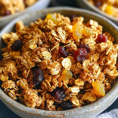 Maple Cinnamon Granola Clusters Fresh and Crunchy Treat