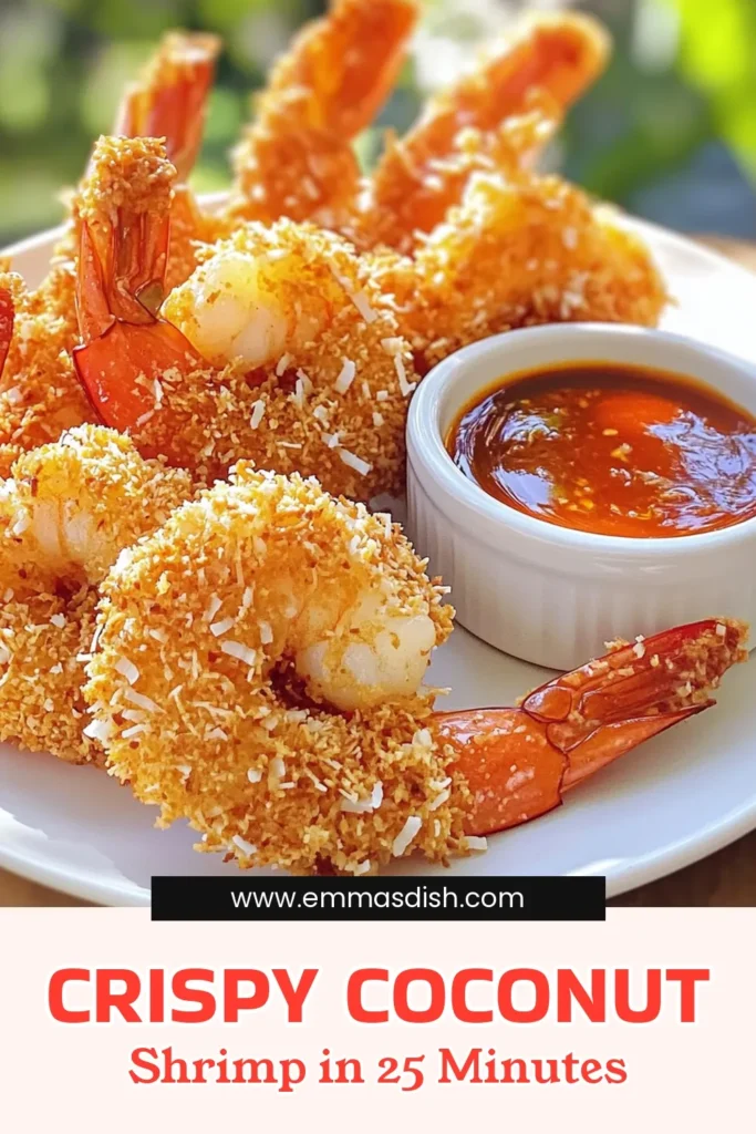 Indulge in the Crispy Coconut Shrimp Delight! This easy air fryer recipe is perfect for a quick appetizer or snack. With just a few ingredients like shrimp, shredded coconut, and panko breadcrumbs, you'll create a golden, crispy treat in no time. Don't miss out on the deliciousness—click to explore the full recipe and impress your friends at your next gathering. Perfect with sweet chili sauce! #CrispyCoconutShrimp #AirFryerRecipes #SeafoodLovers #AppetizerIdeas