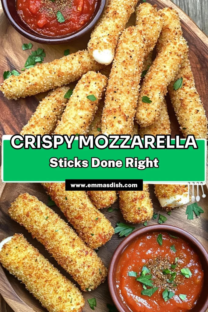 Indulge in these Crispy Air Fryer Mozzarella Sticks for a delicious appetizer that's sure to impress! With a simple breading process and quick cooking time, you'll enjoy gooey cheese surrounded by a crunchy coating, perfect for dipping in marinara sauce. Get the full recipe and unleash your inner chef today! Click to explore the easy steps and elevate your snacking game. #MozzarellaSticks #AirFryerRecipes #CheeseLovers #SnackIdeas