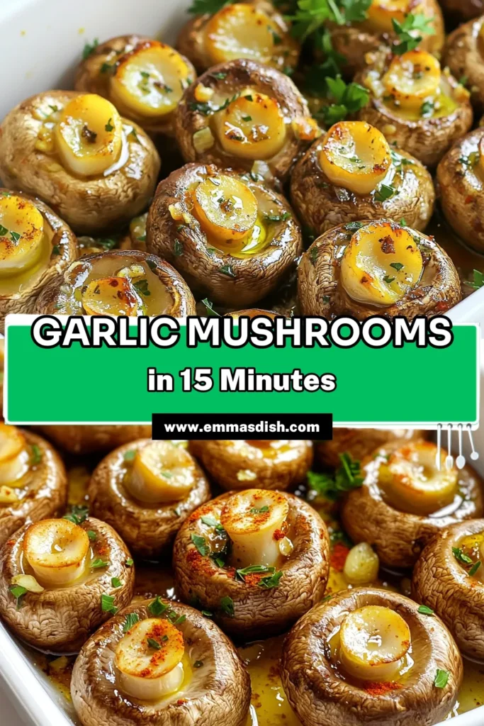 Discover the mouthwatering delight of Air Fryer Garlic Mushrooms! These easy-to-make mushrooms are perfectly seasoned with garlic, thyme, and smoked paprika, delivering a burst of flavor in just 25 minutes. Whether as a side dish or a snack, they're sure to impress. Click to explore the full recipe and elevate your cooking game today! #AirFryerRecipes #GarlicMushrooms #HealthyEating #EasyRecipes