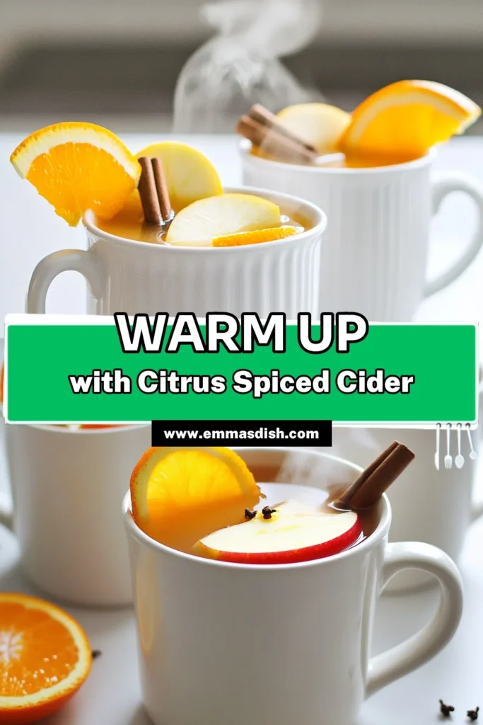 Warm up your gatherings with this delightful Spiced Mulled Apple Cider with a Citrus Twist! This easy recipe combines fragrant spices and fresh citrus for the perfect cozy beverage. With just a few simple ingredients, you’ll create a heartwarming drink ideal for chilly days. Don’t miss out on impressing your friends and family—click through to explore the full recipe and make your own delicious batch today! #MulledCider #FallDrinks #CozyVibes #CitrusTwist