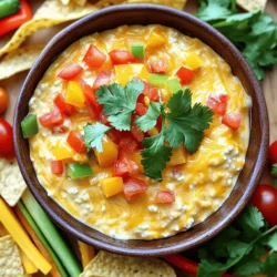 To make the Protein Cottage Cheese Queso, gather these simple ingredients: - 1 cup low-fat cottage cheese - 1 cup shredded cheddar cheese - 1/2 cup diced tomatoes (fresh or canned) - 1/2 cup diced bell pepper (any color) - 1/4 cup finely chopped red onion - 1 jalapeño, seeds removed and minced (optional for heat) - 1 teaspoon garlic powder - 1 teaspoon cumin - Salt and pepper to taste - Fresh cilantro for garnish - Tortilla chips or fresh veggies for serving These ingredients work together to create a creamy and tasty dish. The low-fat cottage cheese adds protein, while the cheddar cheese brings a rich flavor. You can pick any color of bell pepper for a fun look. Fresh tomatoes add juiciness, and jalapeños give heat if you like spice. Garlic powder and cumin are key for depth. Use salt and pepper to adjust flavors to your liking. Fresh cilantro on top adds a burst of freshness. Pair this queso with tortilla chips or fresh veggies for a delicious dip. Enjoy making this easy and healthy snack! 1. Start by blending the cottage cheese mixture. In a blender, mix 1 cup of low-fat cottage cheese, 1 teaspoon of garlic powder, and 1 teaspoon of cumin. Add a pinch of salt and pepper. Blend until you get a smooth and creamy texture. This takes about 1-2 minutes. 2. Next, transfer the cottage cheese mixture to a mixing bowl. 3. Now, mix in 1 cup of shredded cheddar cheese. Stir it well until the cheese is fully combined with the cottage cheese mixture. 4. It's time to add diced vegetables. Gently fold in 1/2 cup of diced tomatoes, 1/2 cup of diced bell pepper, and 1/4 cup of finely chopped red onion. If you like heat, add 1 diced jalapeño (seeds removed). Mix until all the veggies are evenly spread throughout the queso. 1. To make sure it tastes just right, season with salt and pepper. Taste it, and add more if you need. 2. Finally, garnish with fresh cilantro. This adds a burst of color and flavor to your dish. Now you’re all set to serve your Protein Cottage Cheese Queso with tortilla chips or fresh veggie sticks! Choosing the right cottage cheese is key. I recommend using low-fat cottage cheese. It blends smoothly and keeps the dish light. Look for one with small curds. This gives a better texture. To get a creamy texture, blend the cottage cheese well. Use a blender or food processor. Blend for one to two minutes until it's smooth. This step makes all the difference. Once blended, mix in the cheddar cheese gently. This keeps the queso creamy and tasty. To enhance the flavor, consider adding spices or herbs. A pinch of smoked paprika can add depth. Fresh herbs like cilantro bring brightness. You can try adding a squeeze of lime juice for zing. Balancing heat and freshness is vital. If you love spice, add more jalapeño. For a milder version, skip the jalapeño. The diced tomatoes and bell peppers provide freshness. This helps create a delicious flavor profile that everyone will enjoy. {{image_2}} You can change the cheese in this recipe. If you want a different taste, try mozzarella or pepper jack. Both add a unique twist. For those who need a dairy-free option, use a plant-based cheese. Look for brands that melt well. They can give you a similar creamy feel. You can easily swap out veggies in this recipe. Try using corn or black beans for a different texture. You can also add spinach for a healthy boost. If you're watching carbs, skip the bell pepper and add more tomatoes. These swaps can make your queso fit your diet needs while still tasting great. After you enjoy your Protein Cottage Cheese Queso, store any leftovers. Use an airtight container. This keeps the queso fresh longer. Glass or plastic containers work well. Make sure they seal tightly. Place your container in the fridge. It will last for about three to five days. Before serving, check for any signs of spoilage. If it smells off or looks strange, throw it out. You can also freeze your queso for later. First, cool it to room temperature. Then, transfer it to a freezer-safe container. Leave some space at the top for expansion. Seal it tightly and label with the date. This queso can freeze for up to three months. When you're ready to eat it, thaw it in the fridge overnight. To reheat, place it in a pot over low heat. Stir often to avoid burning. You can add a splash of milk or broth if it seems thick. Enjoy your tasty queso any time! How can I make this queso spicier? You can add more jalapeño to the mix. If you like heat, try adding a dash of cayenne pepper. You can also use hotter peppers if you want a real kick! Start slow and taste as you go. Can I make this recipe ahead of time? Yes, you can make this queso ahead of time. Just prepare it and store it in the fridge. When you are ready to eat, warm it up in the microwave or on the stove. Stir it well before serving. What can I serve with Protein Cottage Cheese Queso? You can serve this queso with tortilla chips for dipping. Fresh veggies like carrots or bell peppers are great too! If you want, you can use it as a topping for nachos or baked potatoes. Protein content per serving Each serving of this queso has about 14 grams of protein. This is due to the low-fat cottage cheese and cheddar cheese. Nutritional benefits of cottage cheese Cottage cheese is low in fat and high in protein. It also has calcium, which is good for bones. Plus, it is packed with vitamins like B12 and riboflavin. We explored how to make a tasty Protein Cottage Cheese Queso. You learned about the key ingredients, like low-fat cottage cheese and fresh veggies. I shared steps for blending and seasoning to get the right taste. Remember, you can switch ingredients for more variety or to suit your diet. Proper storage keeps leftovers fresh. Experiment with flavors and enjoy this healthy dip with chips or veggies. With these tips, you now have all you need for a delicious and nutritious treat!