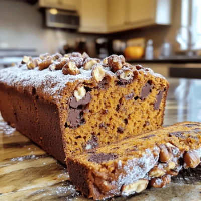 Chocolate Chip Pumpkin Bread Easy and Tasty Recipe