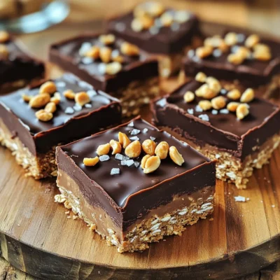 No-Bake Chocolate Peanut Butter Bars Delightful Treat