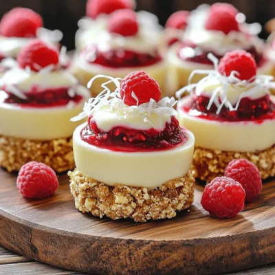 No-Bake White Chocolate Raspberry Cups Delightful Treat