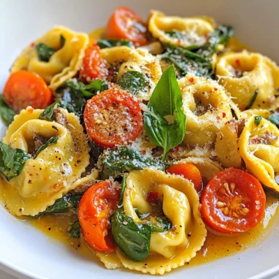 Garlic Butter Beef Tortellini Flavorful Dinner Delight