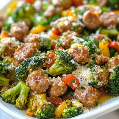 Sausage and Broccoli Skillet Quick and Easy Meal