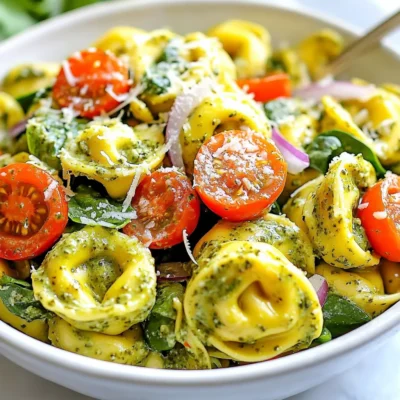 Creamy Pesto Tortellini Salad Flavorful and Fresh Dish