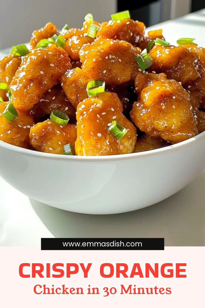 Savor the flavors of Crispy Air Fryer Orange Chicken with this easy recipe! This dish combines perfectly tender chicken thighs with a delicious orange sauce for a delightful twist on a classic favorite. Ready in just 30 minutes, it’s perfect for a quick weeknight dinner or a special treat. Click to discover the full recipe, and get ready to impress your family and friends! #AirFryerRecipes #OrangeChicken #QuickMeals #HealthyEating