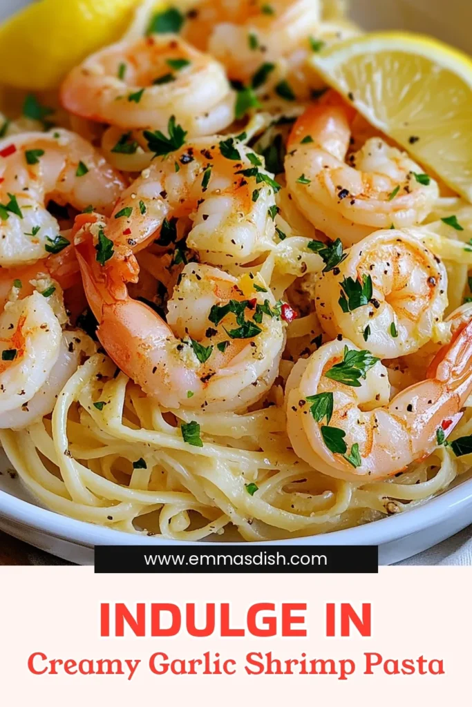 Dive into this delicious Garlic Butter Shrimp Scampi, a must-try shrimp scampi recipe that’s perfect for any weeknight dinner! This easy shrimp pasta features tender shrimp, linguine, and a luscious garlic butter sauce, all ready in just 25 minutes. Impress your family and friends with this quick garlic butter shrimp dish that bursts with flavor. Don’t miss out—save this recipe for your next meal! #ShrimpScampiRecipe #EasyShrimpPasta #GarlicButterShrimp #LinguineWithShrimp