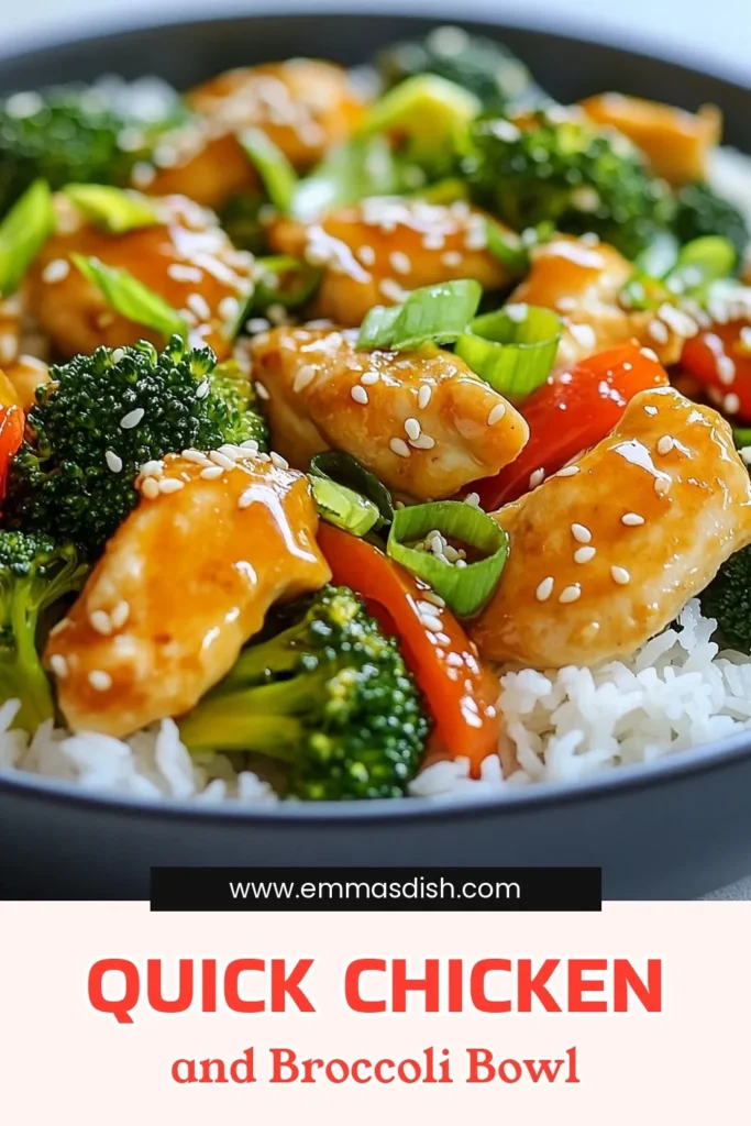 Discover this Savory Chicken Broccoli Recipe that's a perfect blend of flavor and nutrition! This Chicken and Broccoli Stir-Fry is an easy family dinner recipe that takes just 25 minutes to make. Enjoy a healthy chicken broccoli dinner packed with vibrant vegetables, making it a quick chicken recipe with vegetables everyone will love. Don't miss out—save this recipe for your next meal! #HealthyDinner #ChickenRecipe #FamilyDinner #StirFryRecipes