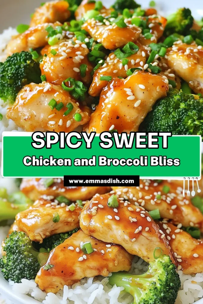 Discover a deliciously simple recipe for Honey Sriracha Chicken Broccoli that brings together a perfect blend of flavors. This quick and healthy meal is ideal for busy weeknights, featuring tender chicken and vibrant broccoli. Enjoy this easy chicken dinner with a spicy kick from the honey and Sriracha sauce. Ready in just 20 minutes! Don't miss out—click to get the full Broccoli Chicken Recipe now! #HoneySrirachaChicken #EasyChickenDinner #SpicyHoneyChicken #QuickHealthyMeals
