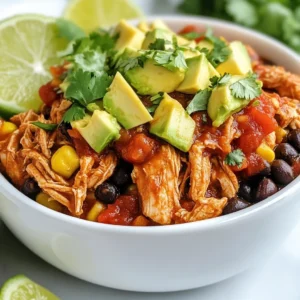 For this dish, you need simple, fresh ingredients. Here&rsquo;s what you&rsquo;ll need: - 4 boneless, skinless chicken breasts - 2 cups homemade or store-bought salsa (make sure it&rsquo;s Paleo-friendly) - 1 can (15 oz) black beans, rinsed and drained - 1 cup corn kernels (you can use fresh or frozen) - 1 avocado, diced These main ingredients create a hearty base for your chicken. The chicken stays tender and juicy while soaking up the flavors of the salsa. To enhance the flavor, you will need these spices: - 1 teaspoon cumin - 1 teaspoon garlic powder - 1 teaspoon onion powder - 1 teaspoon paprika - Salt and pepper to taste These spices add depth and warmth to your dish. Cumin brings a nutty taste, while garlic and onion powders add savory notes. Paprika will give it a nice color. For a fresh finish, consider these garnishes: - Fresh cilantro, for garnish - Lime wedges, for serving Diced avocado adds creaminess, while cilantro gives a burst of freshness. Squeezing lime on top brightens the flavors and makes each bite pop. {{ingredient_image_1}} First, gather your ingredients. You will need four boneless, skinless chicken breasts. Place them at the bottom of your crockpot. This forms the base of your dish. Next, rinse and drain one can of black beans. If you are using fresh corn, cut it off the cob. If you choose frozen corn, just measure out one cup. Dicing the avocado can wait until later. This way, it stays fresh and green. You won&rsquo;t want brown avocado on your meal. Now, pour two cups of salsa over the chicken. Make sure the chicken is fully coated. This adds flavor and moisture. Next, sprinkle the rinsed black beans and corn on top of the salsa-covered chicken. Then, add your spices: one teaspoon each of cumin, garlic powder, onion powder, and paprika. Add salt and pepper to taste. This mix makes your dish rich and tasty. Cover the crockpot with its lid. You can cook on low for six to eight hours or on high for three to four hours. The low setting is best for deep flavors. If you're short on time, choose high. When the chicken is done, it should shred easily with two forks. Return the shredded chicken to the pot to soak in the juices. Let it sit for a few minutes. This helps the flavors blend well. Your Paleo Crockpot Salsa Chicken is now ready to serve! To shred chicken, first, let it cool a bit. Use two forks to pull apart the meat. Start at one end and move to the other. Shredding while warm helps it come apart easily. If you want finer shreds, you can use a hand mixer on low. Just be careful not to overdo it! You can boost the flavor of your salsa chicken with extra items. Try adding bell peppers or jalape&ntilde;os for a spicy kick. Fresh herbs like cilantro or parsley add a nice touch. You can also mix in lime juice to brighten up the dish. Experiment with your favorite flavors for a unique twist! To keep your chicken moist, avoid overcooking it. Use a meat thermometer to check if it reaches 165&deg;F. The salsa helps keep the chicken juicy, so make sure it covers the meat well. If it looks dry, add a bit more salsa or some chicken broth. This will help keep everything nice and tender! Pro Tips Use Homemade Salsa: Making your own salsa allows you to control the ingredients and spice level, ensuring it meets your paleo standards. Experiment with Spices: Feel free to adjust the spices according to your taste. Adding chili powder or smoked paprika can give it an extra kick. Let it Rest: After shredding the chicken, let it sit in the juices for a few minutes before serving for enhanced flavor absorption. Serve with Fresh Ingredients: Top with fresh avocado and cilantro just before serving to add a burst of color and freshness to your dish. {{image_2}} You can switch up the beans or add vegetables. Try pinto beans or kidney beans for a new taste. You might add bell peppers or zucchinis for more color and nutrition. Adding different beans or veggies makes this dish more fun and unique. If you want to change the protein, chicken isn&rsquo;t your only choice. Ground turkey or shredded beef works well too. Just make sure to adjust the cooking time. Ground turkey cooks faster, while beef may need a bit longer. This keeps the dish fresh and exciting every time you make it. This recipe is very flexible for different diets. To keep it Whole30, just check your salsa for additives. Most salsa brands fit, but homemade is best. For gluten-free diets, ensure your salsa has no hidden gluten. This makes it a great meal for everyone at the table. You can enjoy this dish while sticking to your dietary goals. To store leftovers, let the chicken cool first. Place it in an airtight container. You can keep it in the fridge for up to four days. Always label your container with the date. This helps you track how long it has been stored. When you are ready to eat, there are a few ways to reheat the chicken. The best way is to use the stove. Heat a pan over low heat. Add the chicken and some salsa to keep it moist. Stir until hot. You can also use the microwave. Place the chicken in a microwave-safe dish. Cover it with a lid or a wet paper towel. Heat in short bursts until warm, checking often. You can freeze this dish if you want to save it for later. Make sure it is cool before you freeze it. Place the chicken in a freezer-safe bag or container. Remove as much air as possible to prevent freezer burn. It can last up to three months in the freezer. To use it, thaw it in the fridge overnight before reheating. Yes, you can use frozen chicken breasts in your Paleo Crockpot Salsa Chicken. Just remember to add extra cooking time. Cook on low for about 8-10 hours or high for 4-5 hours. This longer cooking time helps thaw and cook the chicken through. Always check that the chicken reaches 165&deg;F for safety. To ensure your salsa is Paleo-friendly, look for options without added sugar or preservatives. You can make your own salsa using fresh tomatoes, onions, jalape&ntilde;os, and lime juice. Store-bought salsa can work too, but read the label. Avoid brands that add non-Paleo ingredients like corn syrup or artificial flavors. You can serve many delicious sides with your Paleo Crockpot Salsa Chicken. Here are some ideas: - Riced cauliflower for a low-carb option. - Zucchini noodles for a fresh twist. - A side salad with greens and avocado. - Steamed broccoli or green beans for added veggies. - Sweet potato wedges for a satisfying crunch. These sides complement the chicken well and keep your meal balanced. Paleo Crockpot Salsa Chicken is simple and tasty. We talked about the main ingredients and spices that make it special. I shared step-by-step instructions to help you cook it perfectly. Tips and tricks can make a big difference in taste and texture. Plus, you can switch things up with different proteins or veggies. Store leftovers safely and reheat them well. This dish is full of flavor and fits many diets. Enjoy your cooking journey and savor every bite!