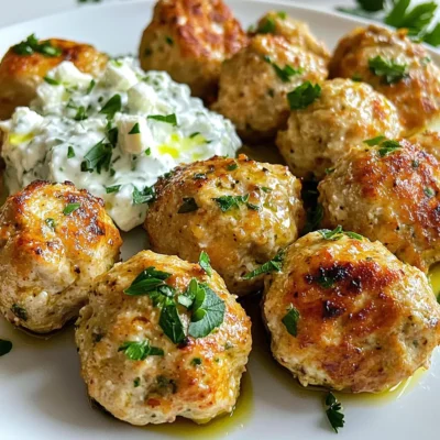 Greek Chicken Meatballs Flavorful and Easy Recipe