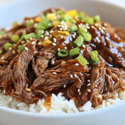 Slow Cooker Korean Beef Sides Flavorful and Simple Meal